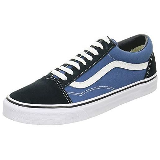 Vans old skool (suede/canvas), sneaker unisex - adulto, bianco true white, 41 eu