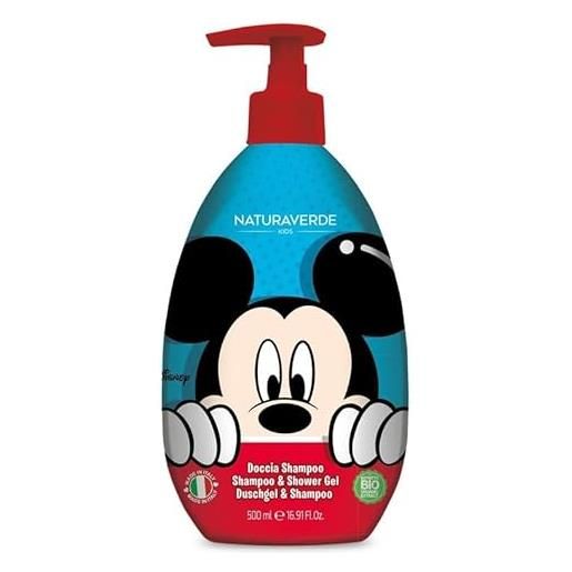 Naturaverde w. Disney topolino doccia shampoo 500 ml. Set da 3 pezzi