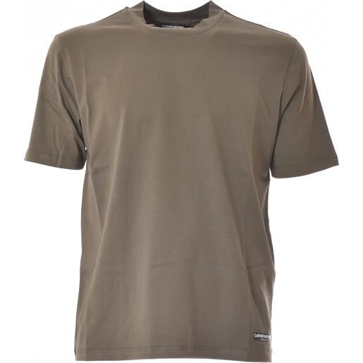 Costume National Contemporary t-shirt in cotone verde militare