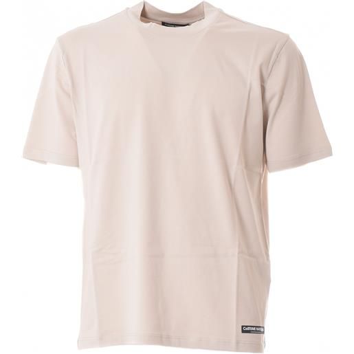 Costume National Contemporary t-shirt in cotone sabbia