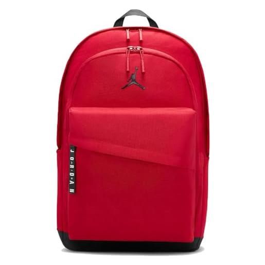 Nike air jordan mini backpack rosso black / gym red kr5 taglia unica