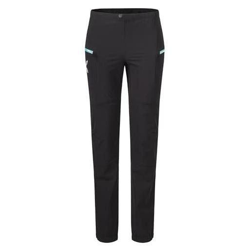 MONTURA ski style pants donna mplk04w 9028 colore nero care blue pantaloni lunghi ideali per trekking scialpinismo alpinismo e attività outdoor m