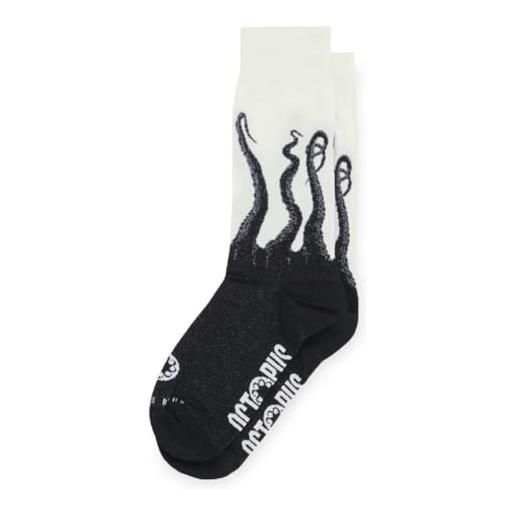 Octopus calzini reverse socks original originale garantito brand taglia unica 38-46 (natural nero)