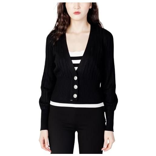 GUESS maglia donna agnes cardigan sweater black e24gu13 w3yr23z37j2 m