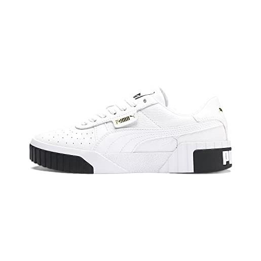 PUMA cali wn's, scarpe da ginnastica donna, bianco (bianco puma white puma black), 37 eu