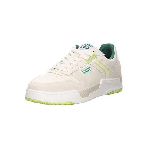GANT footwear brookpal, scarpe da ginnastica uomo, cream/green, 42 eu