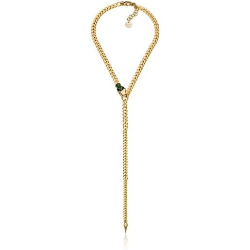 Collana Donna Acciaio ip gold con cuore Oro Luca Barra CK1687