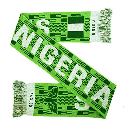 Euroscarves nigeria sciarpa a maglia da calcio