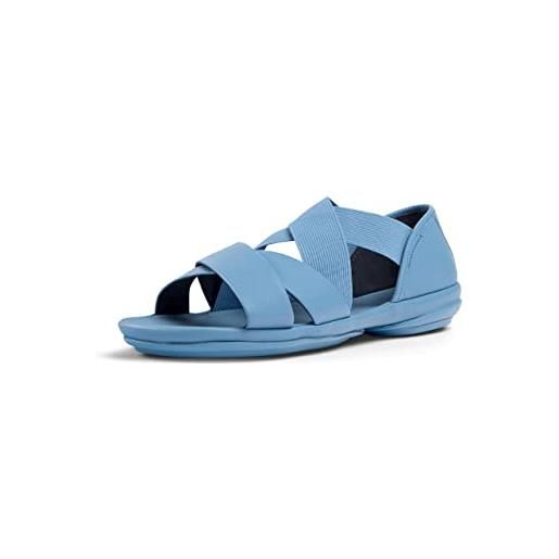 Camper right nina-k201367, sandali piatti donna, blu, 39 eu