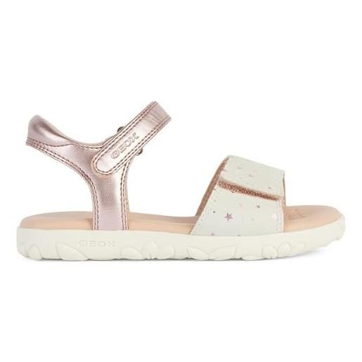 Geox J Sandal Soleima Gir - Sandali In Pelle Per Bambine E Ragazze, Comodi Ed Eleganti