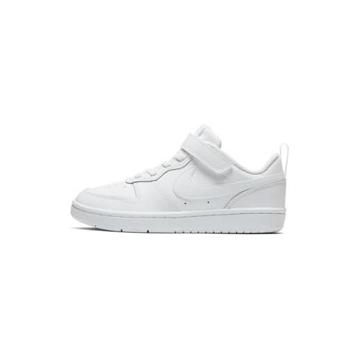 Nike court borough low 2, sneaker, white/aura-white, 28 eu