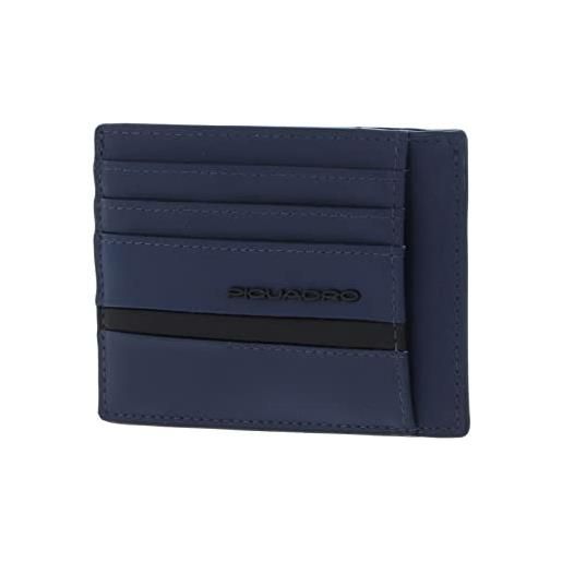 PIQUADRO charlie credit card pouch rfid prussian blue
