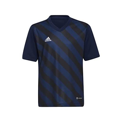 adidas unisex - bambini e ragazzi jersey (short sleeve) ent22 gfxjsyy, team navy blue 2/black, hf0122, 164
