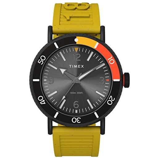 Timex orologio analogico al quarzo uomo con cinturino in plastica tw2v71600