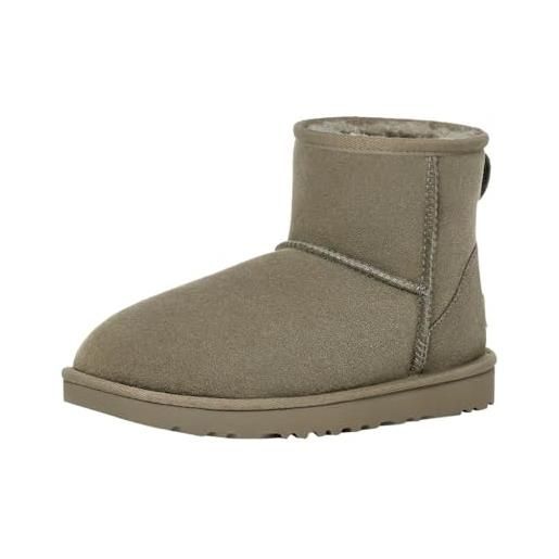 UGG classic mini ii, stivali donna, marrone (mustard seed), 42 eu