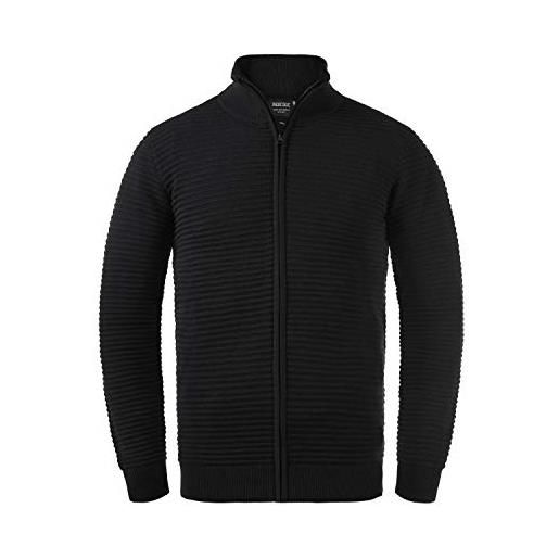Indicode arctic cardigan maglione maglia con bottoni da uomo, taglia: s, colore: black (999)