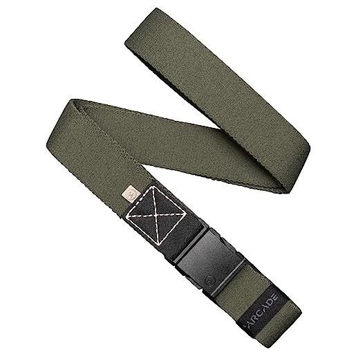 Arcade ridge - cintura elasticizzata sottile, formato a2, colore: verde edera, avena, taglia unica, verde edera/avena, taglia unica