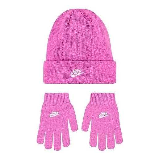 Nike set club beanie/glove set rosa