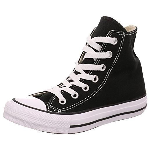 Converse chuck taylor all star, scarpe da ginnastica unisex adulto, nero (black/white), 40 eu