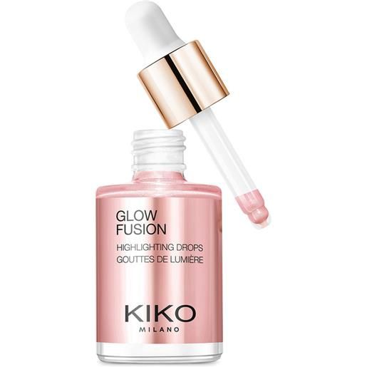 KIKO glow fusion highlighting drops - 01 platinum rose