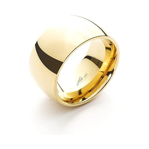 4US Cesare Paciotti anello da donna anello realizzato in acciaio di colore oro. Misura anello: 12. La referenza è 4uan4791w-12