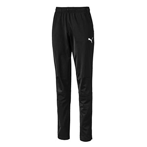 Puma liga training pants, pantaloni sportivi unisex bambino, nero (puma black-puma white), 176