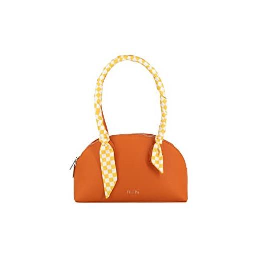 NALLY, borsa a donna, colore: arancione