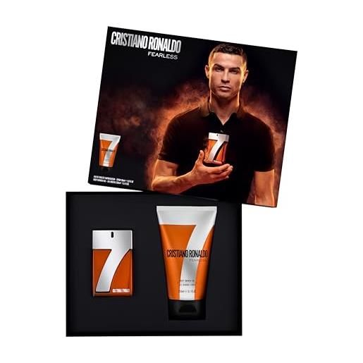 CR7 cristiano ronaldo CR7 fearless gift set 30ml edt + 150ml shower gel