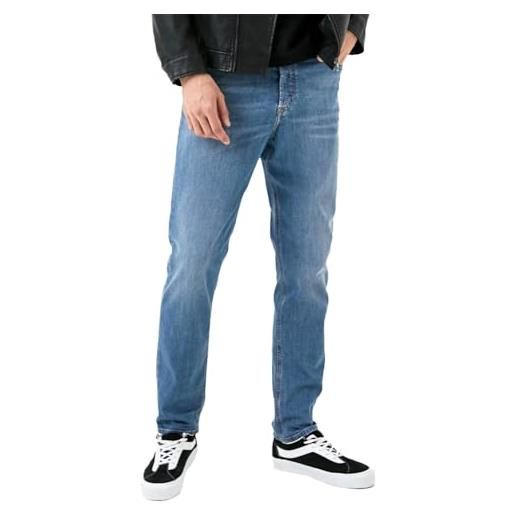 Diesel - jeans elasticizzati da uomo regular tapered fit celeste - 2005 d-fining 0ehaj, blu, 32w x 32l
