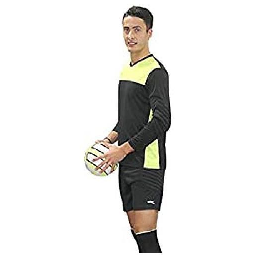 Softee Equipment softee goalkeeper jersey, uomo, uomo, 77010, nero/giallo, 4/6