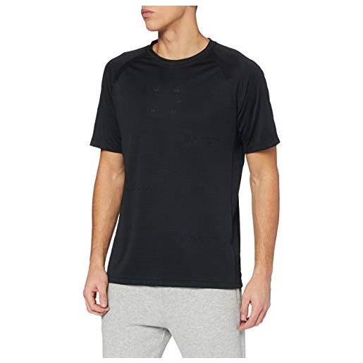 Nike m nsw tch pck top ss, t-shirt uomo, black/black, l
