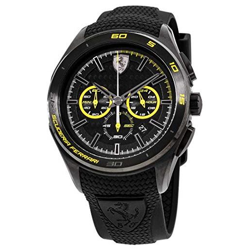 Scuderia Ferrari orologio analogico quarzo uomo con cinturino in silicone 830345
