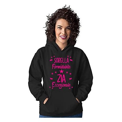 fashwork felpa regalo zia sorella idea regalo donna sorella formidabile, zia eccezionale