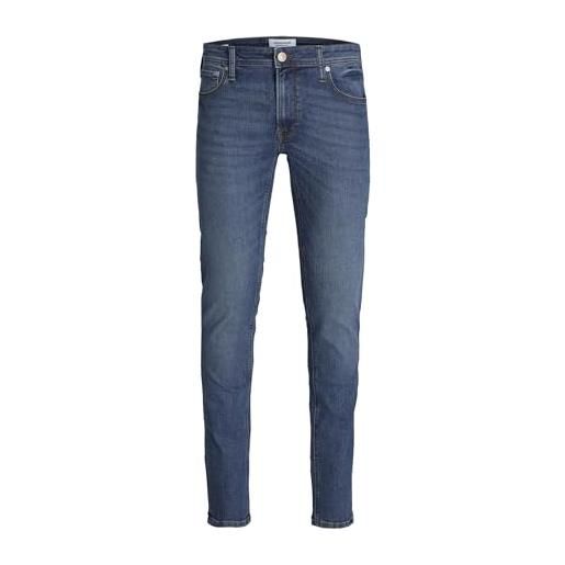 JACK & JONES jjimike jjoriginal sq 223 jeans, blu denim, 34w x 30l uomo