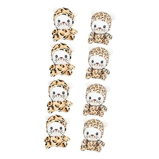 PRETYZOOM 8 pezzi portachiavi tigre portachiavi gatto portachiavi capodanno per bambini portachiavi carino portachiavi animale portachiavi capodanno cinese portachiavi tigro kawaii zaino