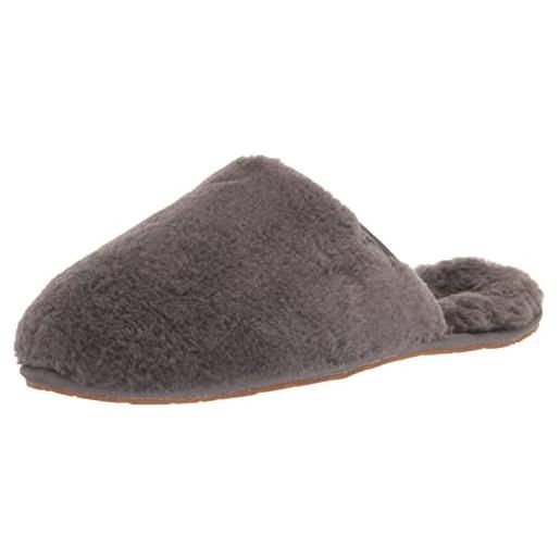UGG fluffette, pantofole donna, grigio (charcoal), 37 eu