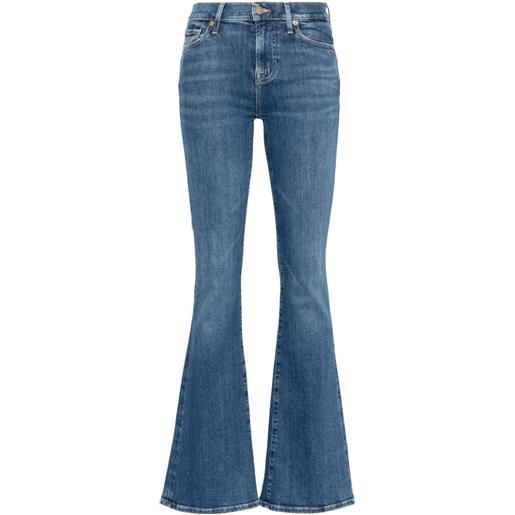 7 For All Mankind jeans svasati a vita alta ali - blu
