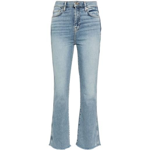 7 For All Mankind jeans svasati a vita alta - blu