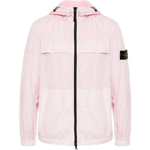Stone Island giacca leggera con cappuccio - rosa