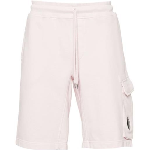 C.P. Company shorts con applicazione - rosa