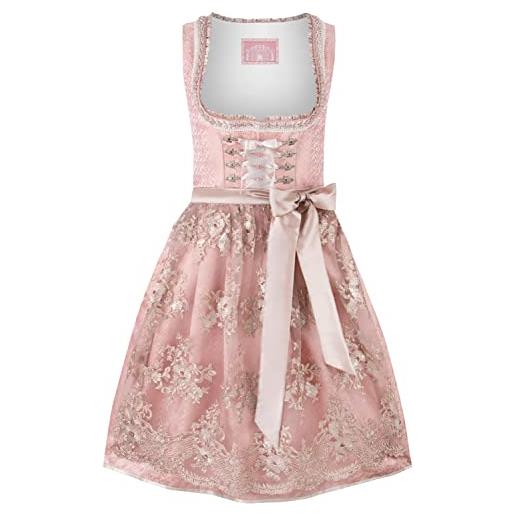 Stockerpoint dirndl bonny vestito per occasioni speciali, rosa, 34 donna