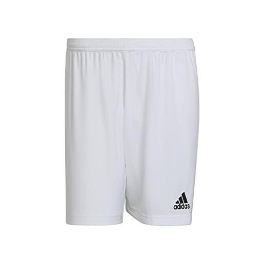 adidas entrada 22 shorts, pantaloncini sportivi uomo, bianco, 3xl