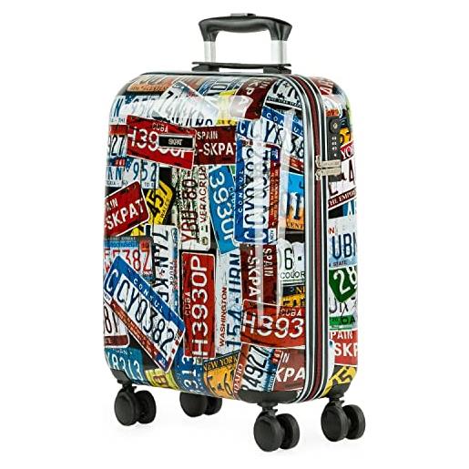 SKPAT - valigia 55x40x20 trolley bagaglio a mano. Valigie e trolley per i tuoi viaggi in cabina. Trolley bagaglio a mano 132450, nero
