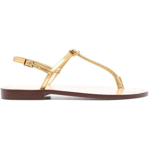 MARIA LUCA sandali con borchie 20mm - oro