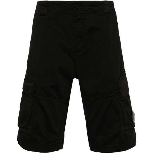 C.P. Company shorts con applicazione - nero