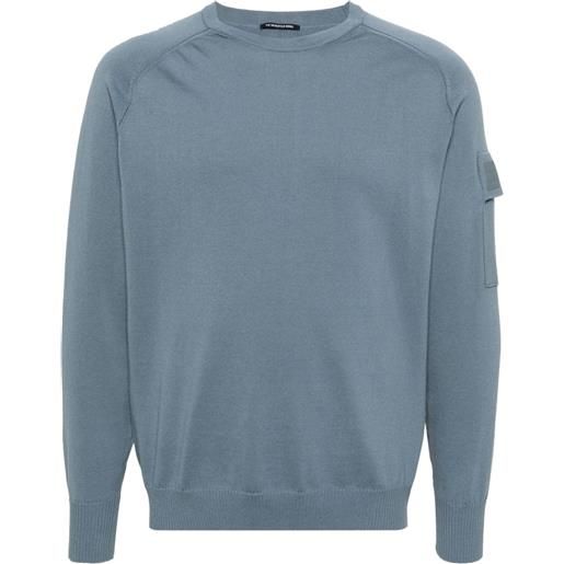 C.P. Company maglione con applicazione - blu