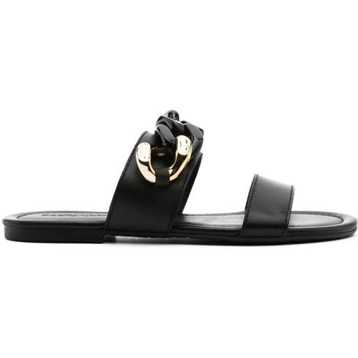 See by Chloé sandali con catena - nero