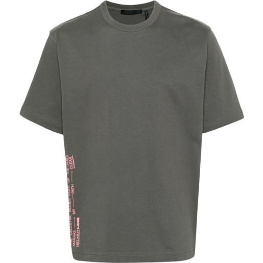 Helmut Lang t-shirt con stampa - grigio