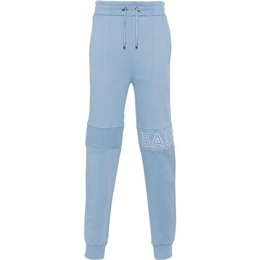 Balmain pantaloni sportivi con coulisse - blu