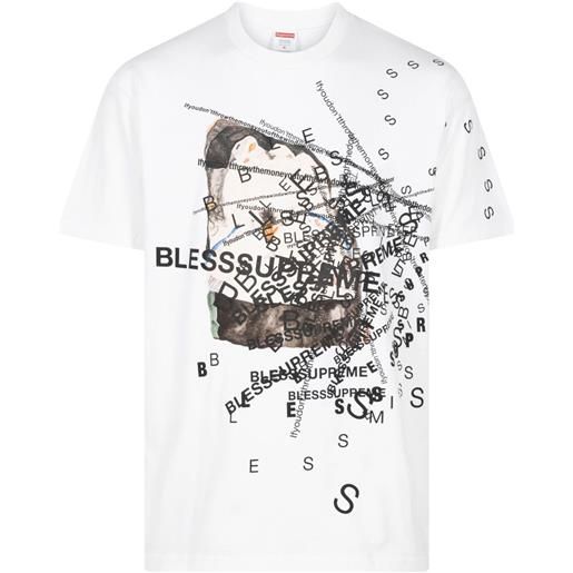 Supreme t-shirt observed in a dream x bless - bianco
